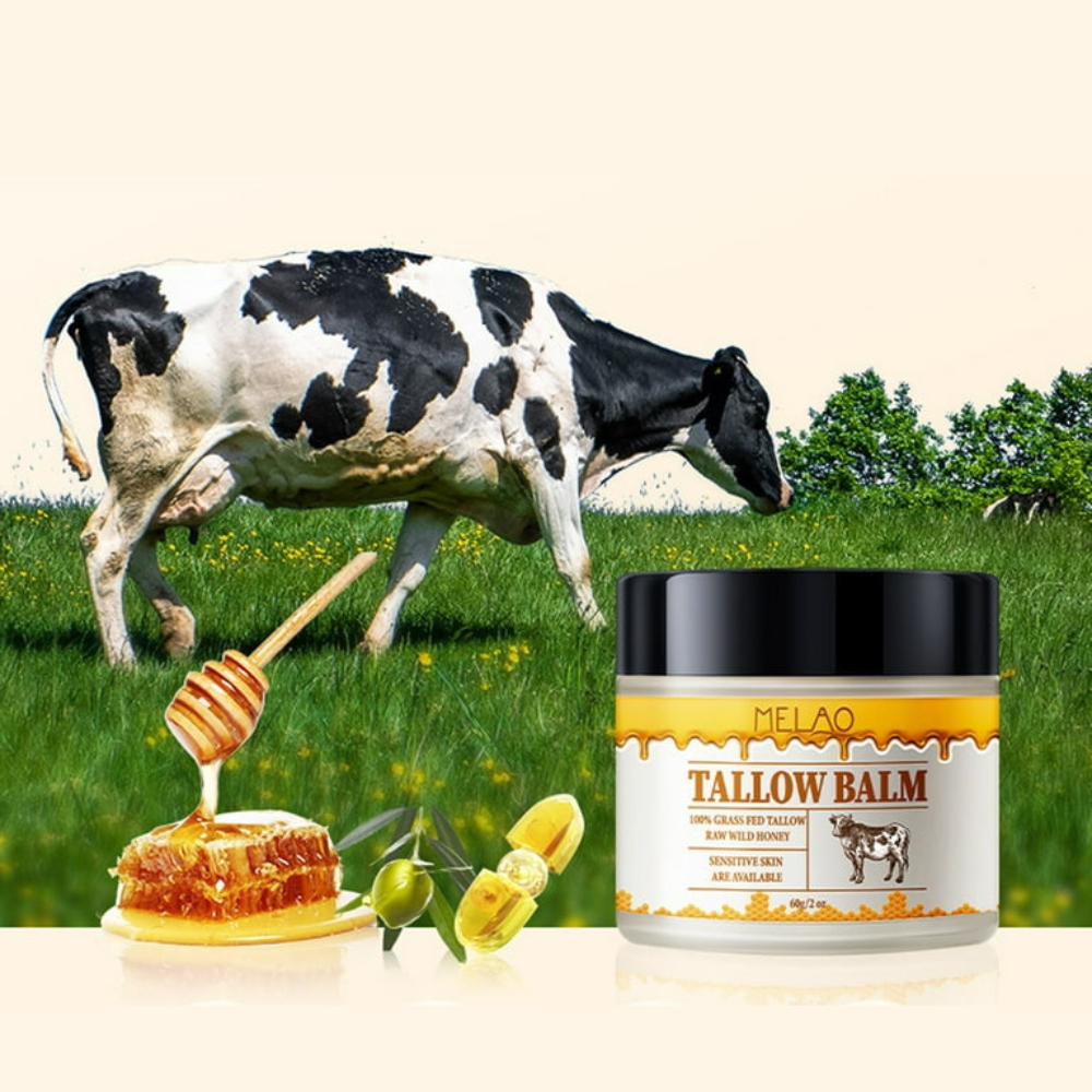 Tallow and Honey Balm with Vitamins A, D, E, K for Face and Body All Vera Mart
