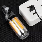 Rechargeable Handheld Torch with Five Lighting Modes and Adjustable Beam, IPX4 Splash Resistant All Vera Mart