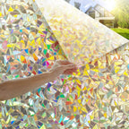 Static Cling Rainbow Window Film with UV Ray Blocking and Heat Control All Vera Mart