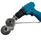 Metal Sheet Cutter Attachment with Safety Guard for Electric Drills, 3mm Capacity All Vera Mart