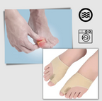 Toe Separator with Silicone Gel Pad and Breathable Elastic Fabric All Vera Mart