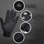 Waterproof Winter Gloves with Breathable Insulation and Touchscreen Tips, Textured Grip All Vera Mart