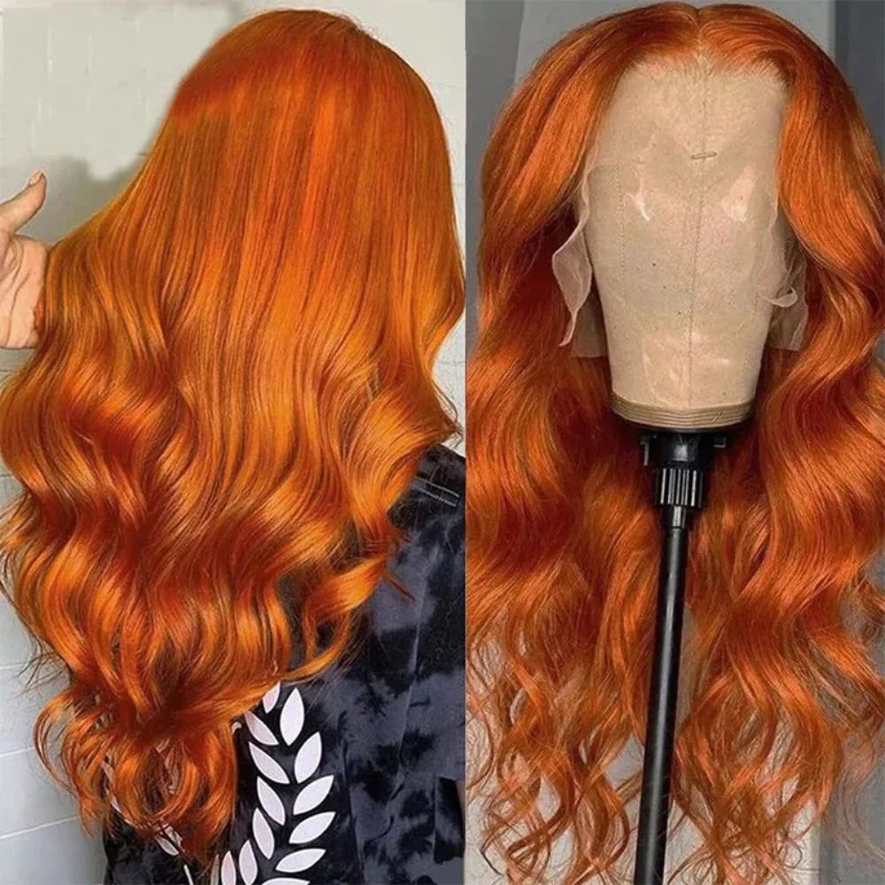 Ginger Body Wave Lace Front Wig with Pre Plucked Hairline and Adjustable Straps All Vera Mart