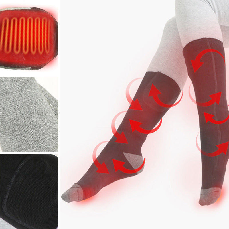 Rechargeable Heated Socks with Multiple Temperature Settings and 8-Hour Battery All Vera Mart