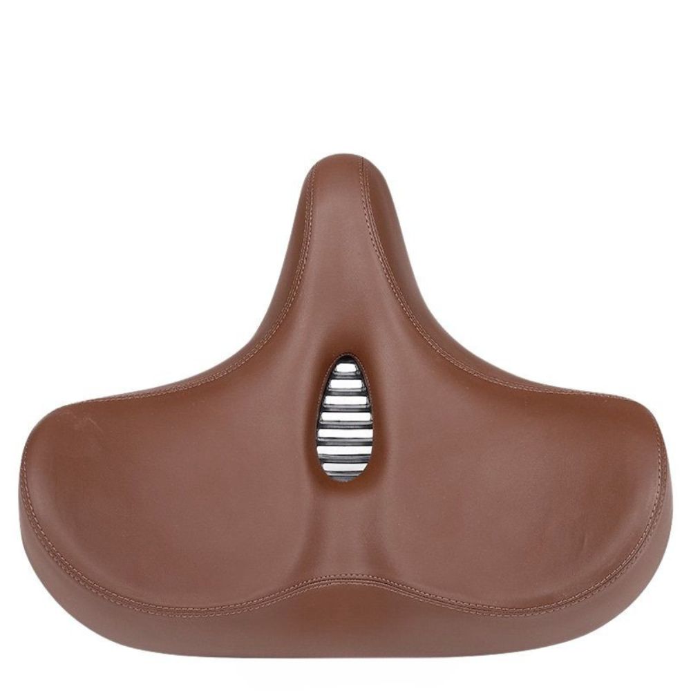 Oversized Bike Saddle with Dual Spring Suspension and Ventilation Channels All Vera Mart