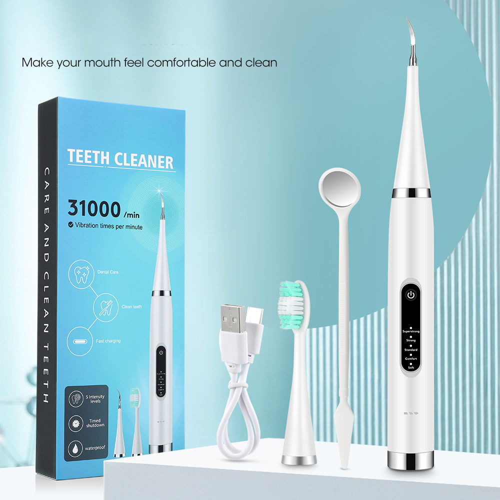 Ultrasonic Teeth Cleaner with Stainless Steel Head and Endoscope Attachment All Vera Mart