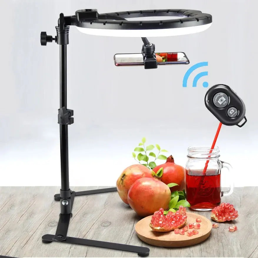 LED Ring Light with Tripod Stand and Universal Phone Holder, USB Powered All Vera Mart