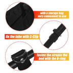 Bed Rail with Storage Pouch and Rolloff Prevention for Seniors All Vera Mart