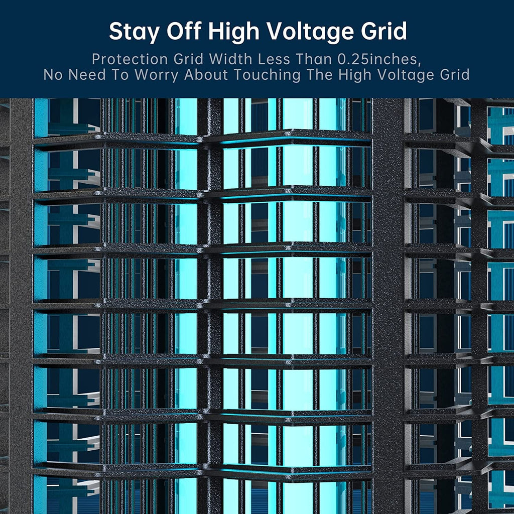 Ultraviolet Bug Zapper with High Voltage Grid and Removable Collection Tray All Vera Mart