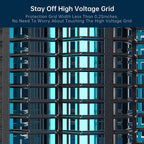 Ultraviolet Bug Zapper with High Voltage Grid and Removable Collection Tray All Vera Mart