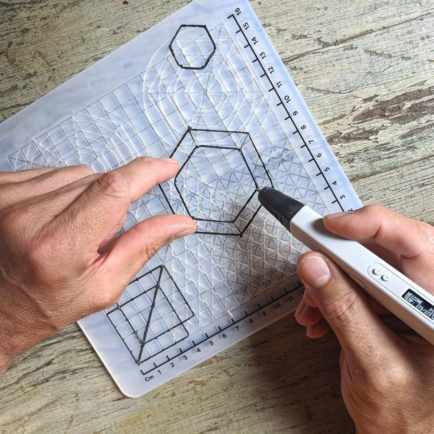 Handheld 3D Drawing Pen with Adjustable Speed and Dual Filament Support All Vera Mart