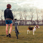 Dog Bike Tow Leash with Quick Release Buckle and Safety Rod All Vera Mart