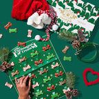 Advent Calendar for Dogs with 24 Gingerbread Bone Biscuits and Festive Designs All Vera Mart