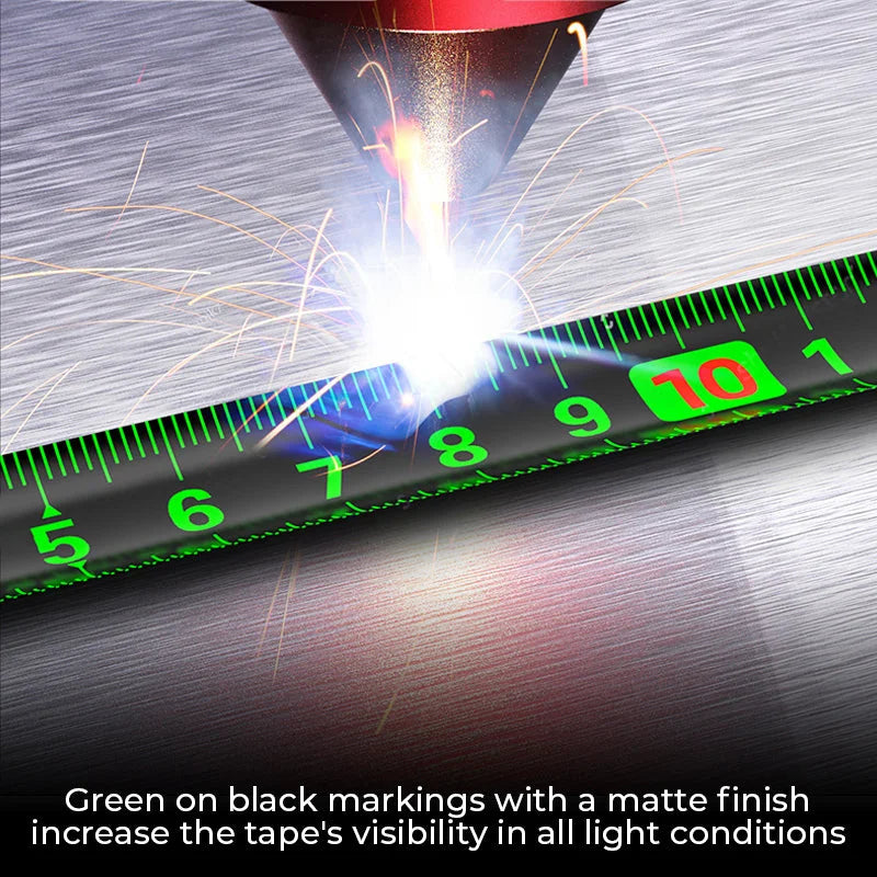 Self Locking Tape Measure with Carbon Steel Blade and Large Printed Numbers All Vera Mart