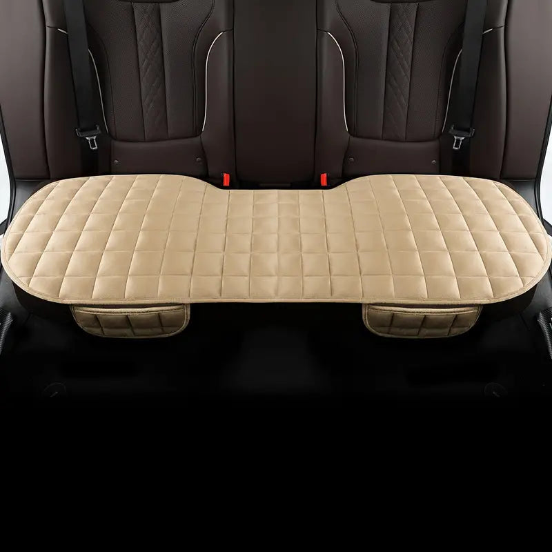 Backseat Cushion with Velvet Padding and Non-Slip Backing, Machine Washable All Vera Mart