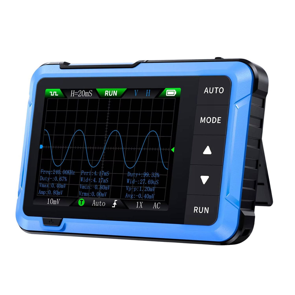 Oscilloscope with 2.8 inch LCD Display and Dual Signal Compatibility, 400V Range All Vera Mart