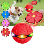 Transforming Flying Disc Ball with Motion Activated Light and Textured Grip All Vera Mart