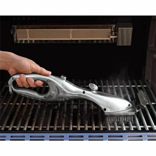 Steam Grill Brush with Built-In Water Canister and Replaceable Brushes All Vera Mart