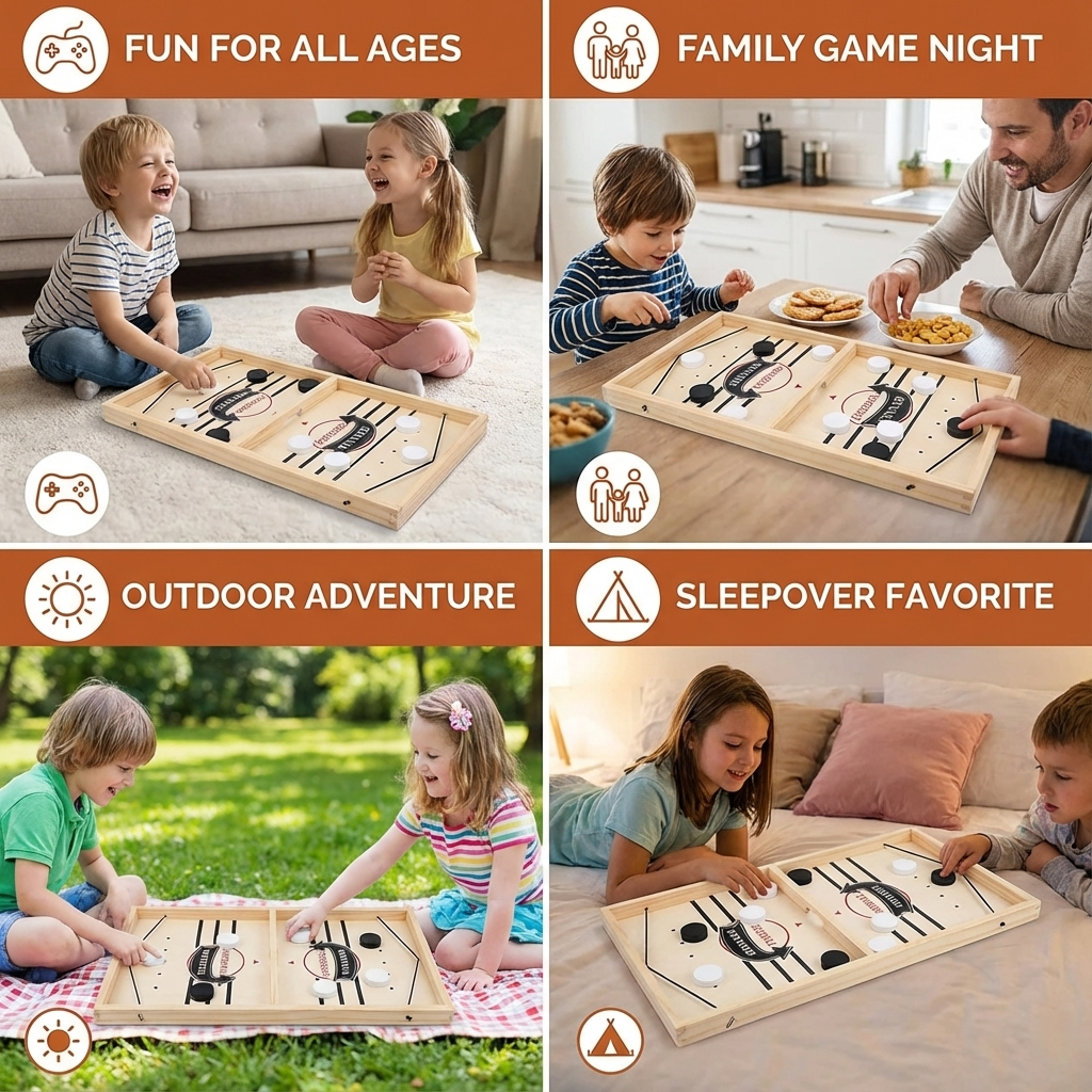 Wooden Catapult Launch Game for Two Players with Press-Down Mechanism All Vera Mart