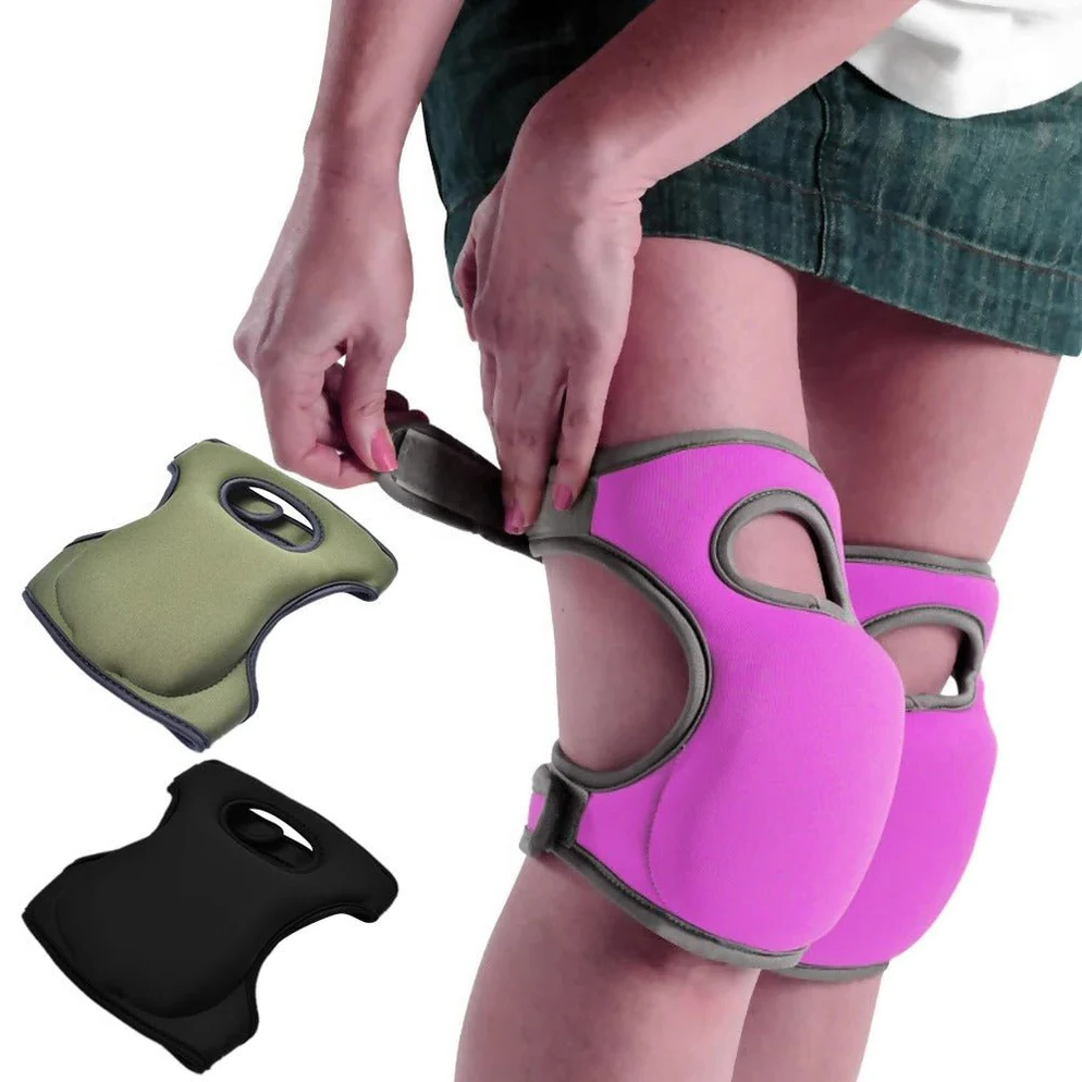 Gardening Knee Pads with EVA Foam Padding and Hook Loop Closure All Vera Mart