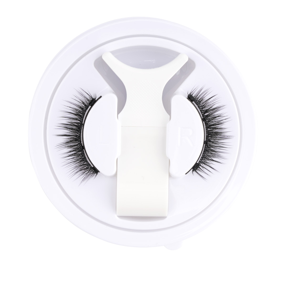 Magnetic Eyelashes with 3D Fiber Construction and Precision Tweezers, Reusable All Vera Mart