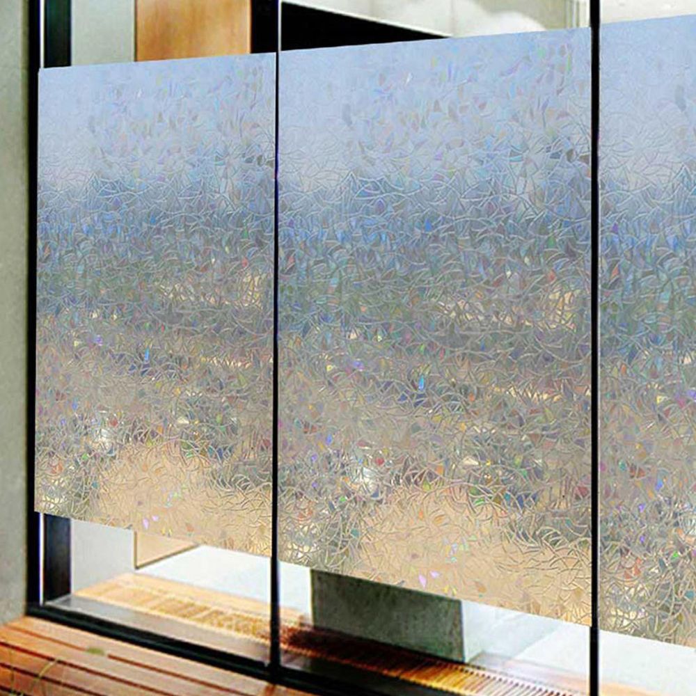Static Cling Rainbow Window Film with UV Ray Blocking and Heat Control All Vera Mart
