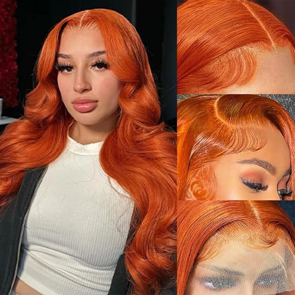 Ginger Body Wave Lace Front Wig with Pre Plucked Hairline and Adjustable Straps All Vera Mart
