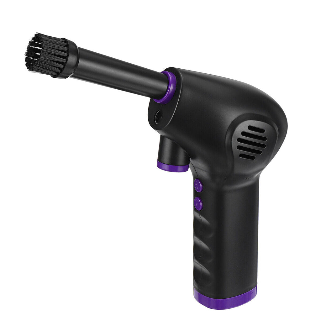 Handheld Air Blower with 156.6 MPH Airflow and Interchangeable Nozzles, 60 Min Runtime All Vera Mart