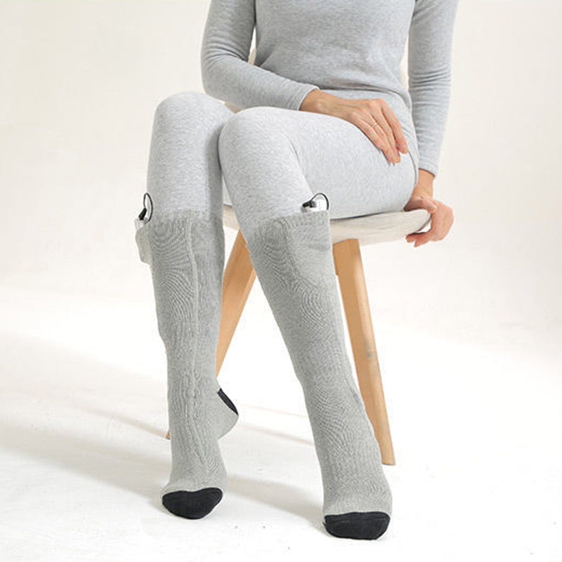 Rechargeable Heated Socks with Multiple Temperature Settings and 8-Hour Battery All Vera Mart