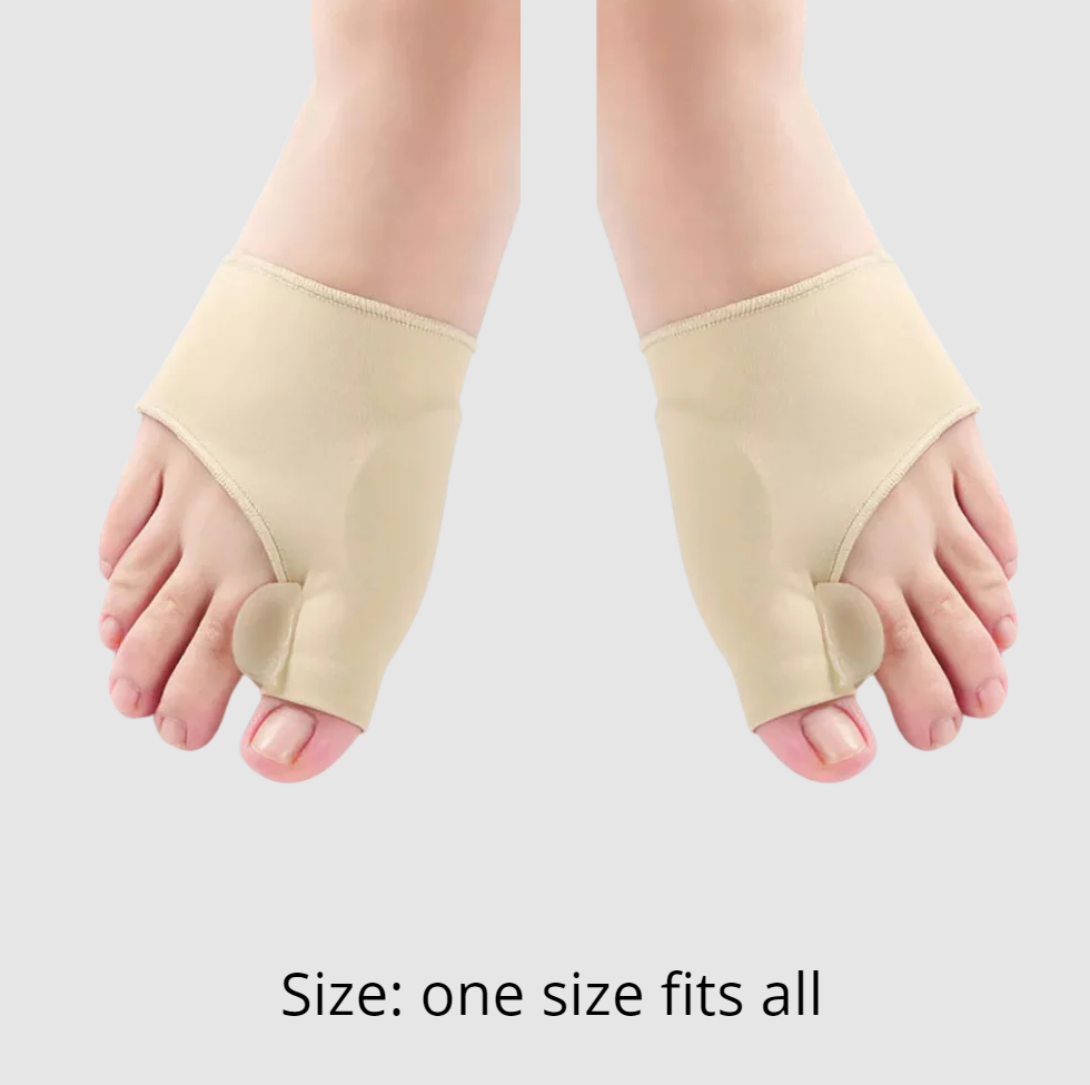 Toe Separator with Silicone Gel Pad and Breathable Elastic Fabric All Vera Mart