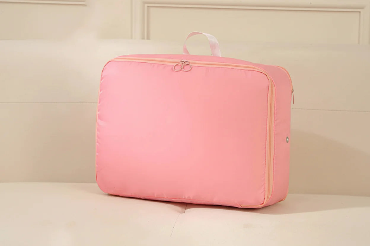 Compression Storage Bag with Built-In Zipper and Reinforced Handles for Bulky Textiles All Vera Mart