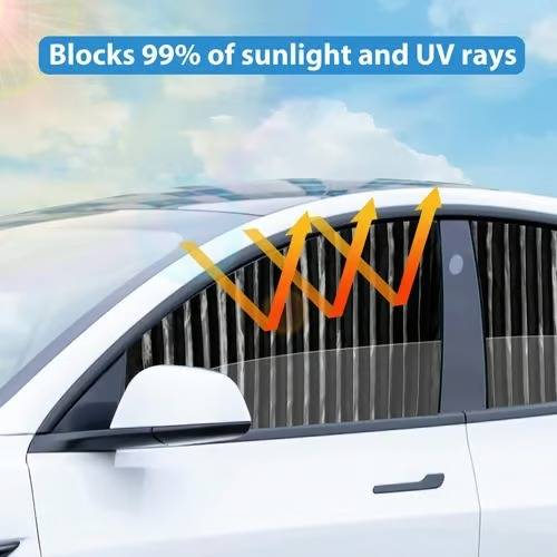 Magnetic Car Window Shades with UV Protection and Heat Insulation All Vera Mart