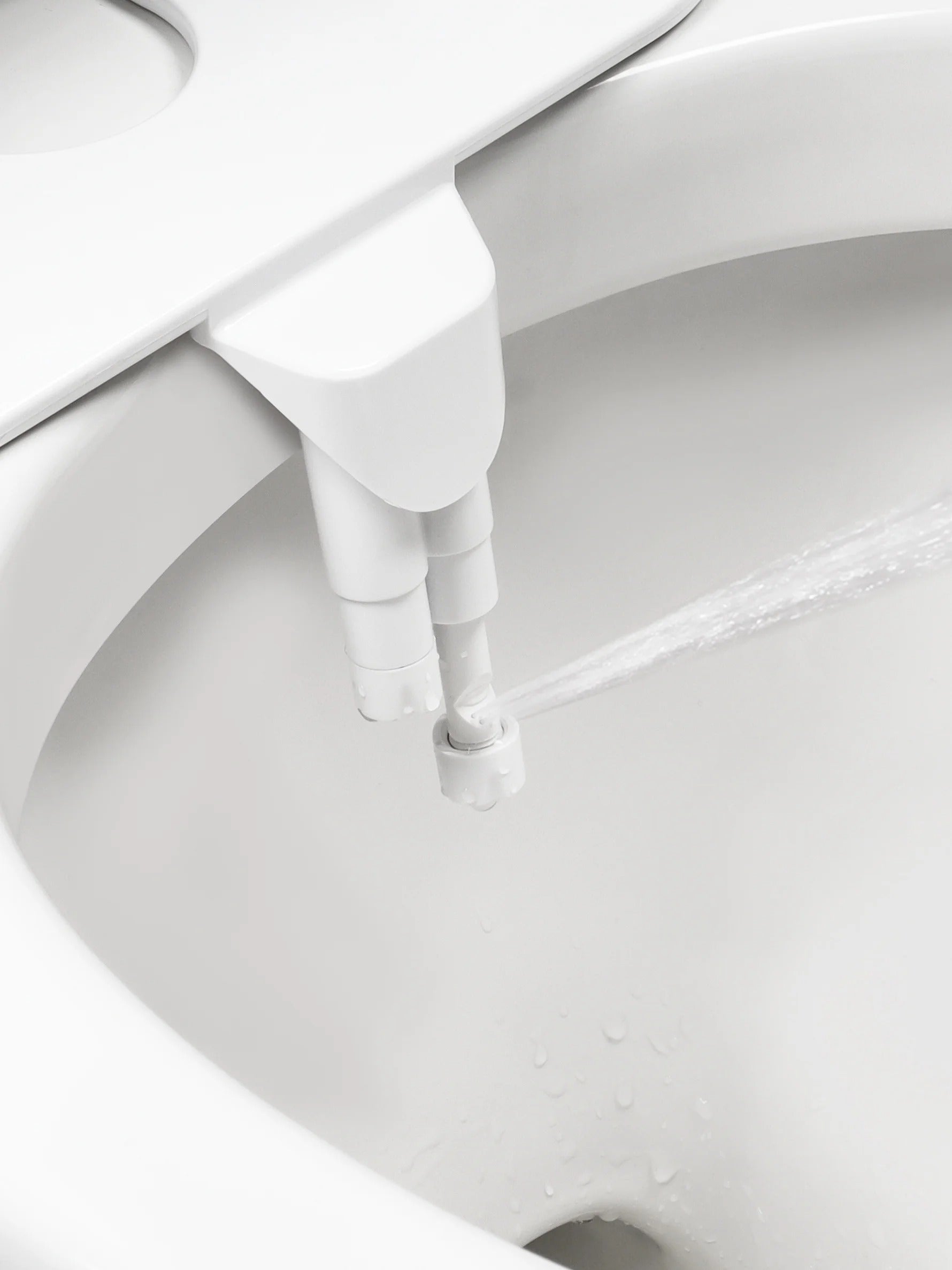 Bidet Attachment with Dual Retractable Nozzles and Adjustable Water Pressure All Vera Mart