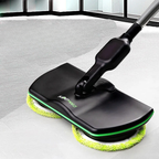 Dual Motor Electric Spin Mop with 180 Degree Swivel Head and Extendable Pole All Vera Mart