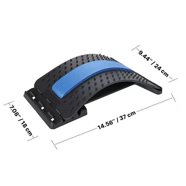 Back Stretcher with 108 Acupressure Massage Points and 3 Adjustable Arc Levels All Vera Mart