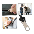 Aluminum Zipper Slider Repair Set with 6-Size Clips and Tool-Free Installation All Vera Mart