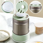 Electric Grain Mill with Stainless Steel Blade and Noise Reduction, 500g Capacity All Vera Mart