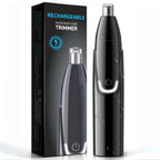 Nose and Ear Hair Trimmer with Dual Edge Spinning Blades and IPX7 Waterproof Rating All Vera Mart