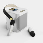 Karaoke Speaker with Dual Microphones and 360° Stereo Sound, 8-Hour Battery All Vera Mart