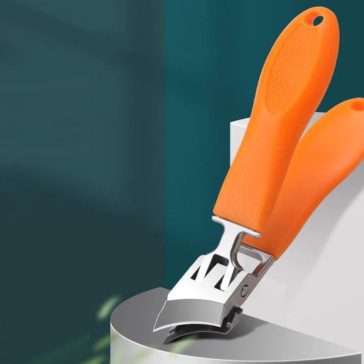 Wide Grip Nail Clippers with Stainless Steel Blades for Thick Nails All Vera Mart