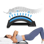 Back Stretcher with 108 Acupressure Massage Points and 3 Adjustable Arc Levels All Vera Mart