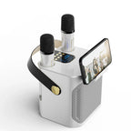 Karaoke Speaker with Dual Microphones and 360° Stereo Sound, 8-Hour Battery All Vera Mart
