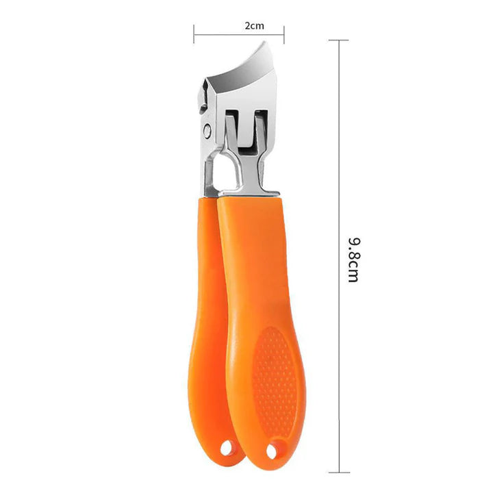 Wide Grip Nail Clippers with Stainless Steel Blades for Thick Nails All Vera Mart