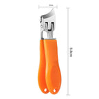 Wide Grip Nail Clippers with Stainless Steel Blades for Thick Nails All Vera Mart