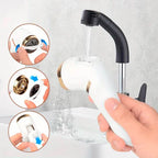 Electric Foot File with Vacuum Collection and Dual Speed, Three Roller Heads All Vera Mart