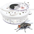 Electric Fly Trap with 360-Degree Circular Design and USB Power, Chemical Free All Vera Mart