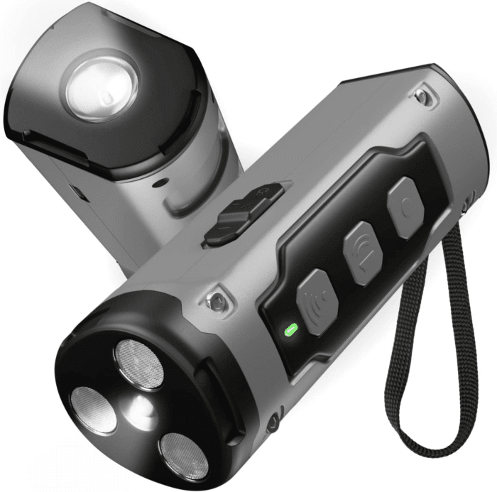 Ultrasonic Dog Bark Control Device with Dual Sonar Heads and 98 Foot Range All Vera Mart