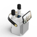 Karaoke Speaker with Dual Microphones and 360° Stereo Sound, 8-Hour Battery All Vera Mart