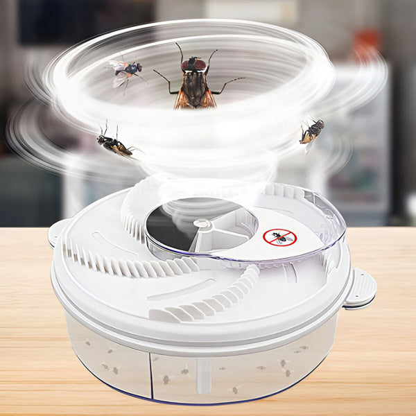 Electric Fly Trap with 360-Degree Circular Design and USB Power, Chemical Free All Vera Mart