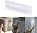 Clear Furniture Protector Sheet with Self-Adhesive Backing for Fabric Upholstery All Vera Mart